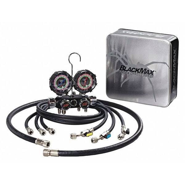 Mechanical Manifold Gauge Set, 4 Valves