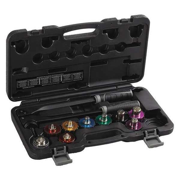Tube Expander Kit, Multi-Head, Round Flare