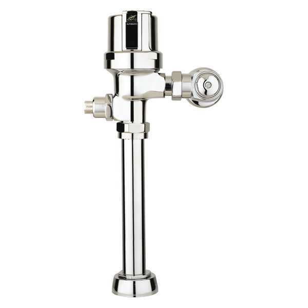 1.28 gpf, Toilet Automatic Flush Valve, Chrome, 1 in IPS