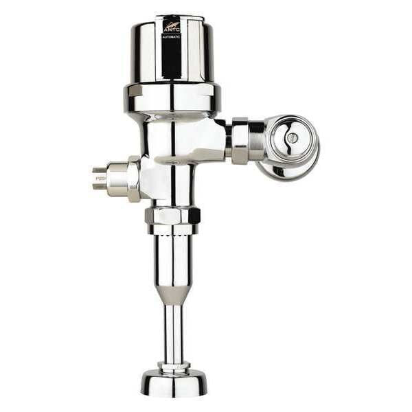0.5 gpf, Urinal Automatic Flush Valve, Polished chrome, 3/4 in IPS