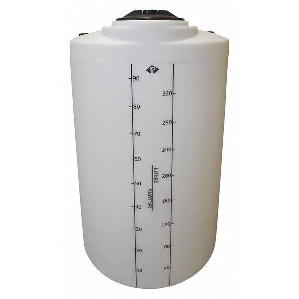 ProChemÂ® Process Chemical Storage Tank, Vertical, Closed Top, 100 gal
