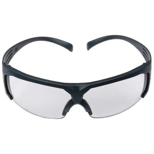 Safety Glasses, Traditional Gray Polycarbonate Lens, Anti-Fog