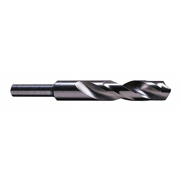 118Â° Silver & Deming Drill with 1/2 Reduced Shank Chicago-Latrobe 190F Steam Oxide HSS 1-23/64