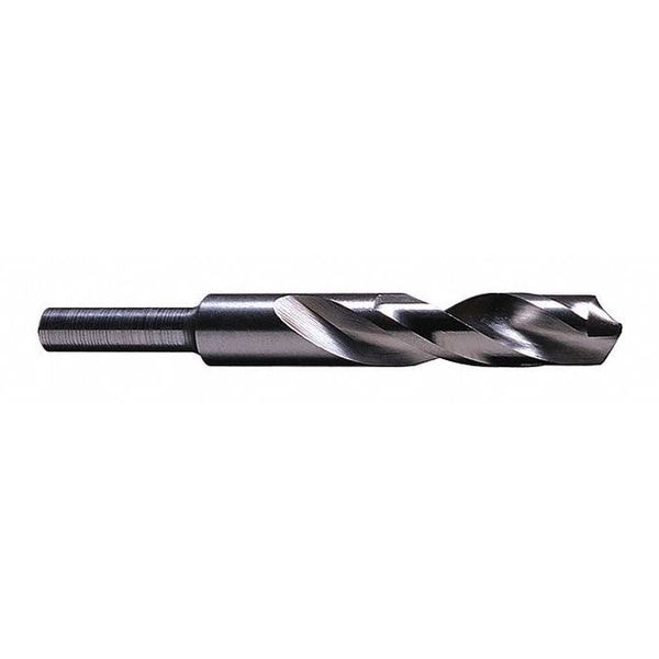 118Â° Silver & Deming Drill with 1/2 Reduced Shank Chicago-Latrobe 190F Steam Oxide HSS 1-13/64