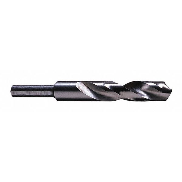 118Â° Silver & Deming Dril with 1/2 Reduced Shank Chicago-Latrobe 190 Steam Oxide HSS RHS/RHC 1-29/64