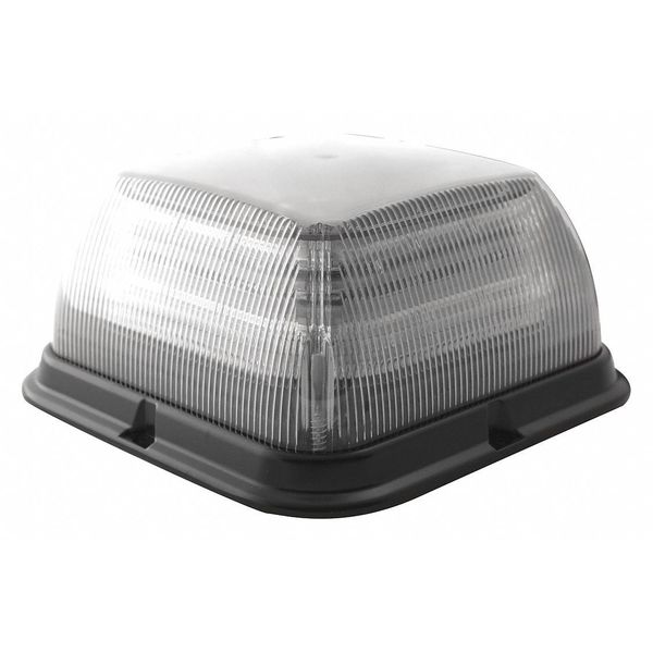 Beacon Light, Amber, Clear, 3-5/16
