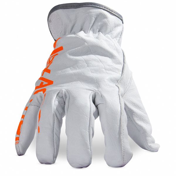 Leather Gloves, White Back, XS, PR