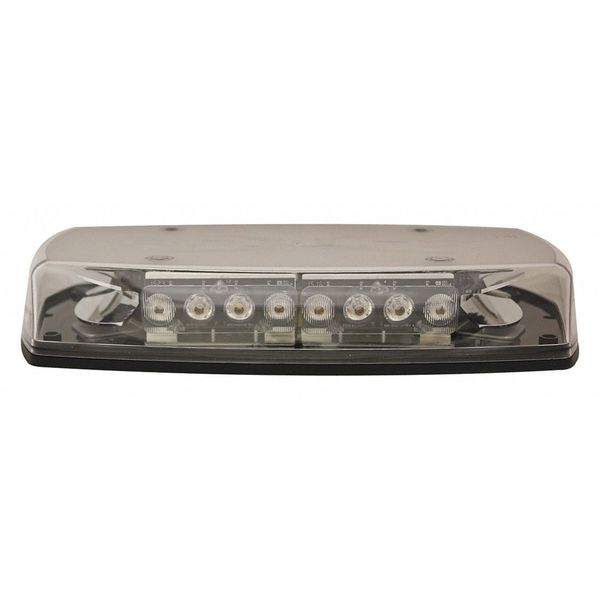 Mini Lightbar, LED, Amber/Clear, 15