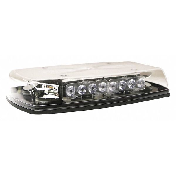 Mini Lightbar, LED, Amber/Clear, 15