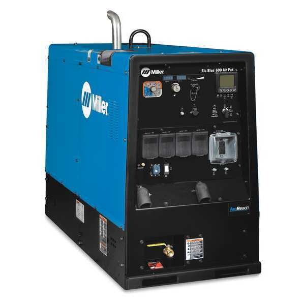 Engine Driven Welder, Big Blue(R) 600 Air Pak(TM) Series, Electric Start, 65.7 hp, Diesel