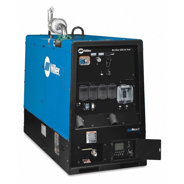Engine Driven Welder, Big Blue(R) 600 Air Pak(TM) Series, Electric Start, 65.7 hp, Diesel