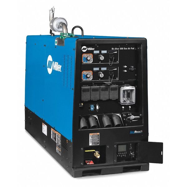 Engine Driven Welder, Big Blue(R) 800 Duo Air Pak(TM) Series, Electric Start, 65.7 hp, Diesel