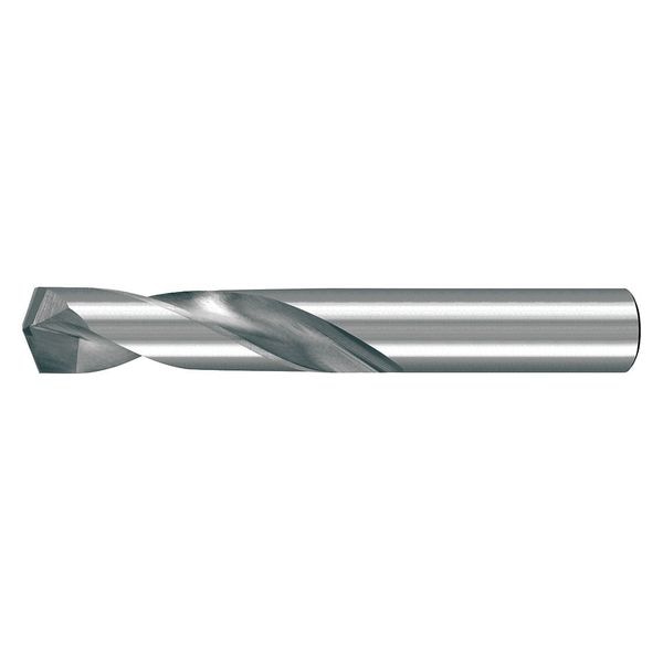 Screw Machine Drill Bit, 29/32 in Size, 135  Degrees Point Angle, Carbide-Tipped, Uncoated Finish