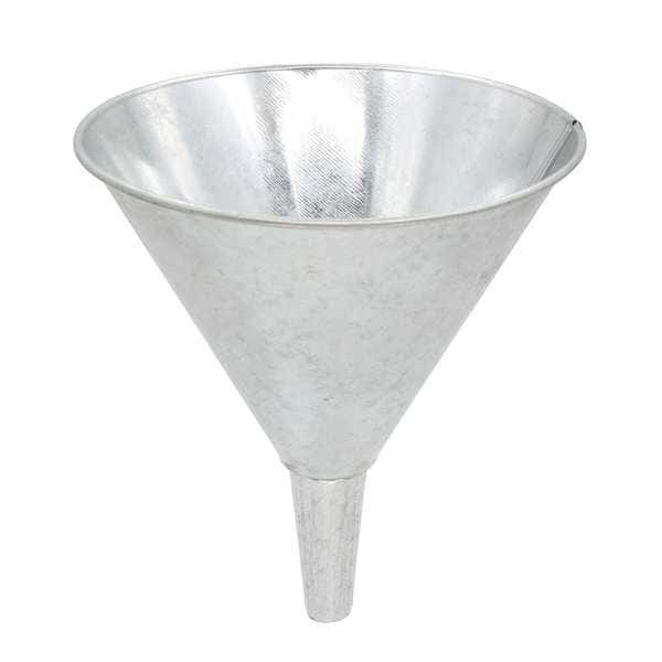 Funnel, 24 oz., Tin, Silver
