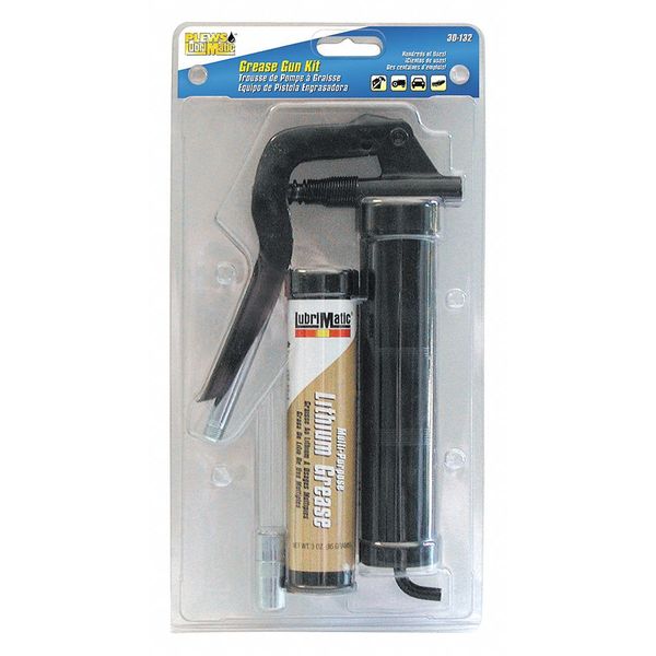 Mini Grease Gun Kit, Pistol Grip, 3oz Bulk