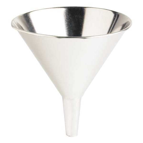 Funnel, 10 oz., Tin, Silver