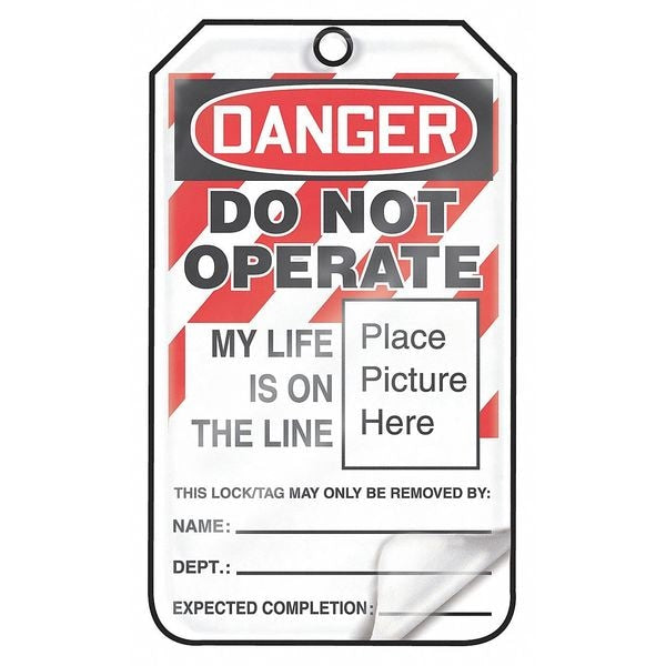 Danger Tag, 3-1/4