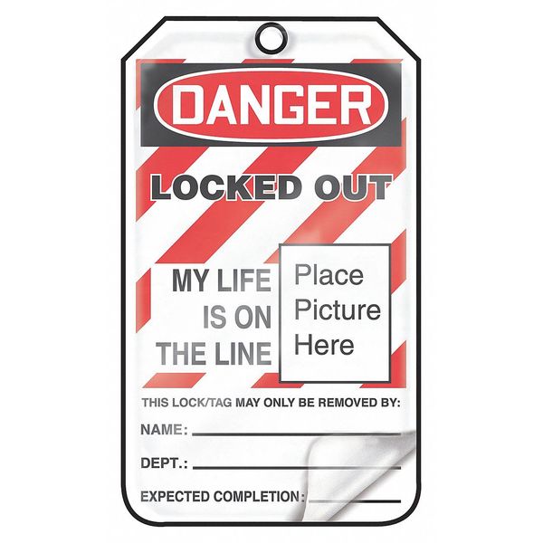 Lockout Tag, 3-1/4