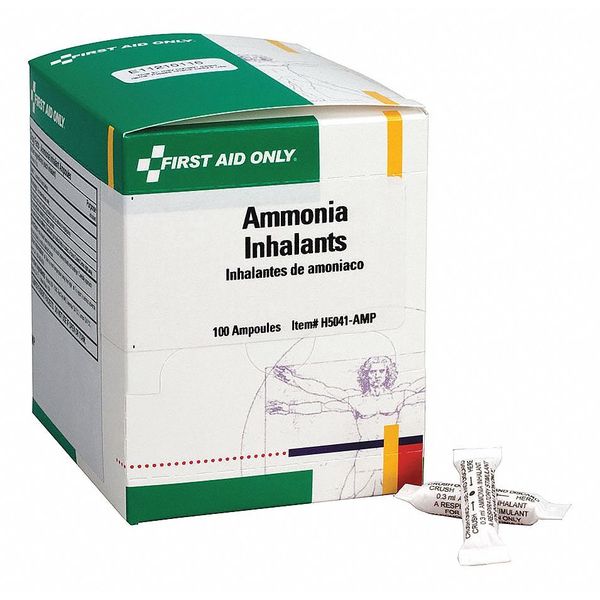 Ammonia Inhalants Ampoules, 0.3mL, 100/Box