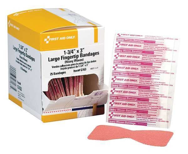 Fingertip Bandage, HvyWovn, 1-3/4inW, 25/Box