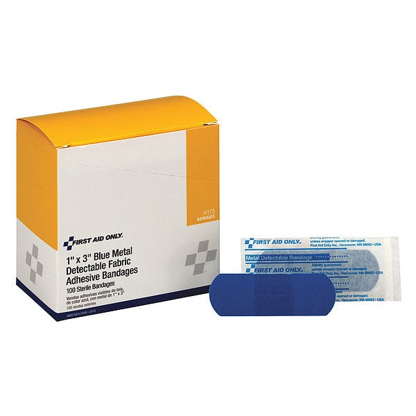 Adhesive Bandage, Woven, 1 in. W, 100/Box