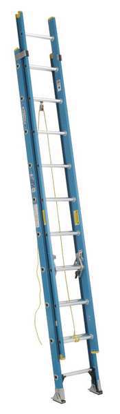 Fiberglass Extension Ladder, 250 lb Load Capacity