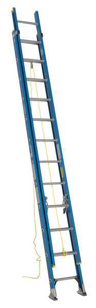 Fiberglass Extension Ladder, 250 lb Load Capacity