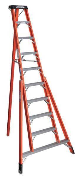 10 ft Fiberglass Tripod Stepladder