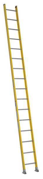 16 ft. Straight Ladder, Fiberglass, 16 Steps