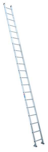 20 ft. Straight Ladder, Aluminum, 20 Steps