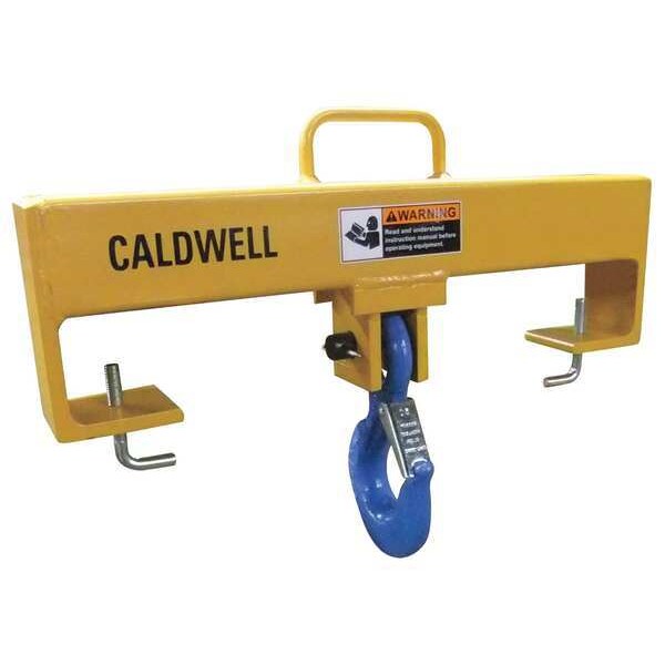 Forklift Beam, Fixed Hook, Cap 4000 lb