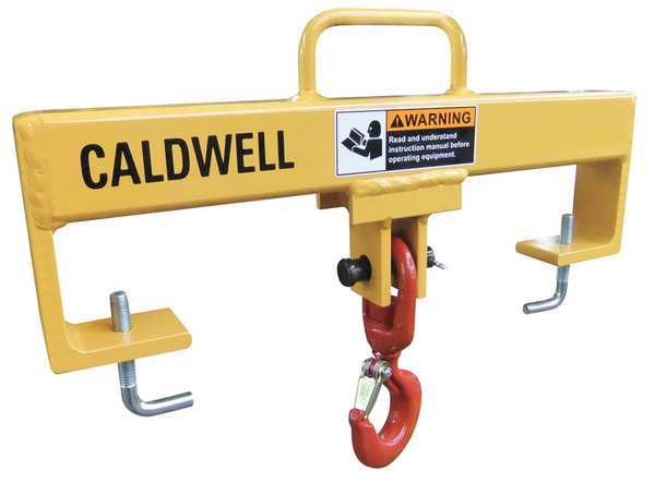 Forklift Beam, Swivel Hook, Cap 4000 lb.