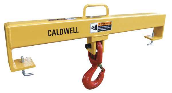Forklift Beam, Swivel Hook, Cap 10,000 lb