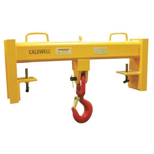 Forklift Beam, Swivel Hook, Cap 20,000 lb