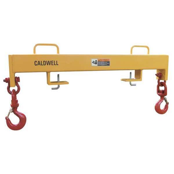 Forklift Beam, Dbl Swivel Hook, 10000 lb