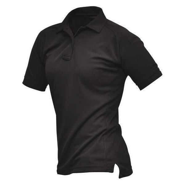 Womens Tactical Polo, Black, Shrt Sleeve, S