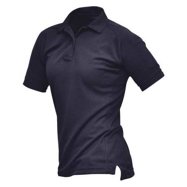Womens Tactical Polo, Navy, Shrt Sleeve, XL
