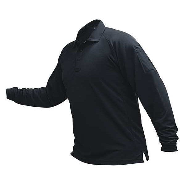 Mens Tactical Polo, Navy, Long Sleeve, S