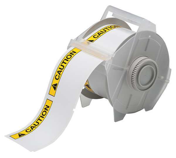 Thermal Transfer Label, Black/Yellow, Labels/Roll: 270