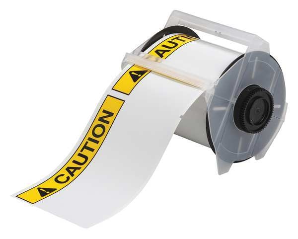 Thermal Transfer Label, Black/Yellow, Labels/Roll: 165