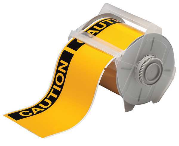 Thermal Transfer Label, Black/Yellow, Labels/Roll: 165