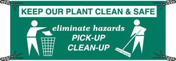 Safety Banner, 3-1/2 x 10 ft., Vinyl