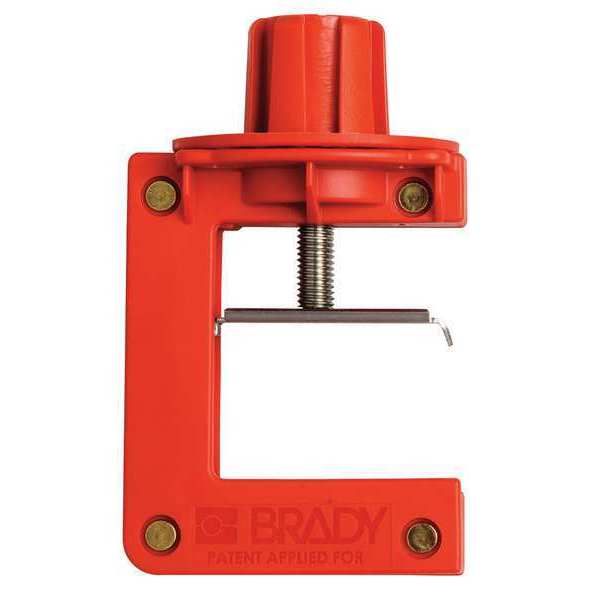 Butterfly Valve Lockout, Red, Nylon