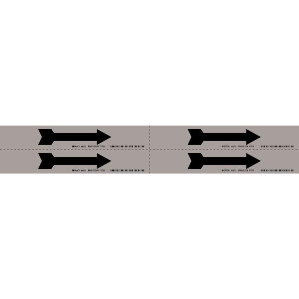Pipe Marker, Direction Arrow, Aluminum, 93272