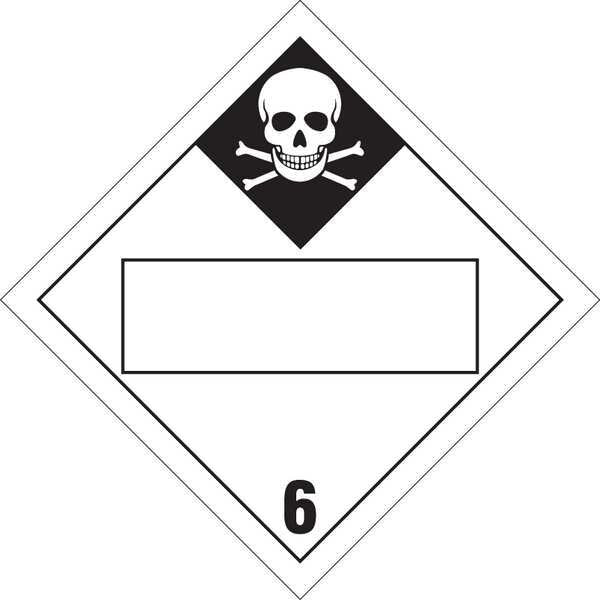 DOT Container Placard, 10-3/4
