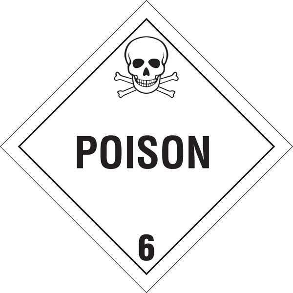 DOT Container Placard, 10-3/4