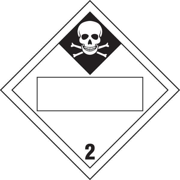 DOT Container Placard, 10-3/4