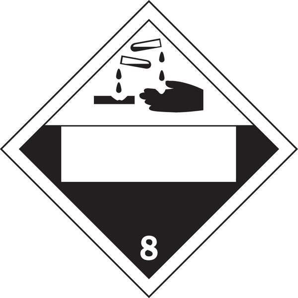 DOT Container Placard, 10-3/4