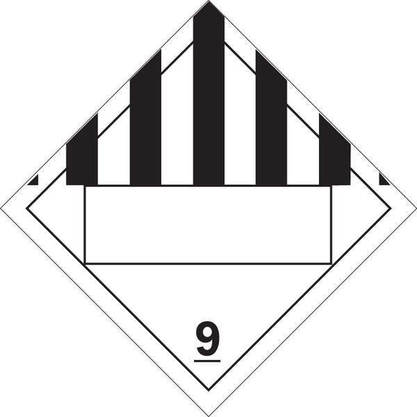 DOT Container Placard, 10-3/4