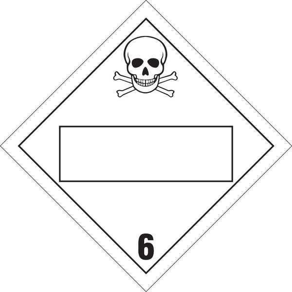 DOT Container Placard, 10-3/4
